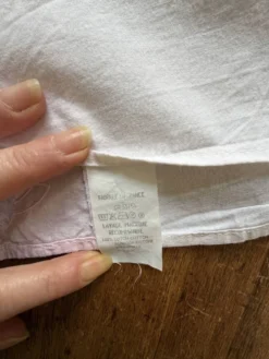 Drap de lit enfant, bébé, linge ancien vintage