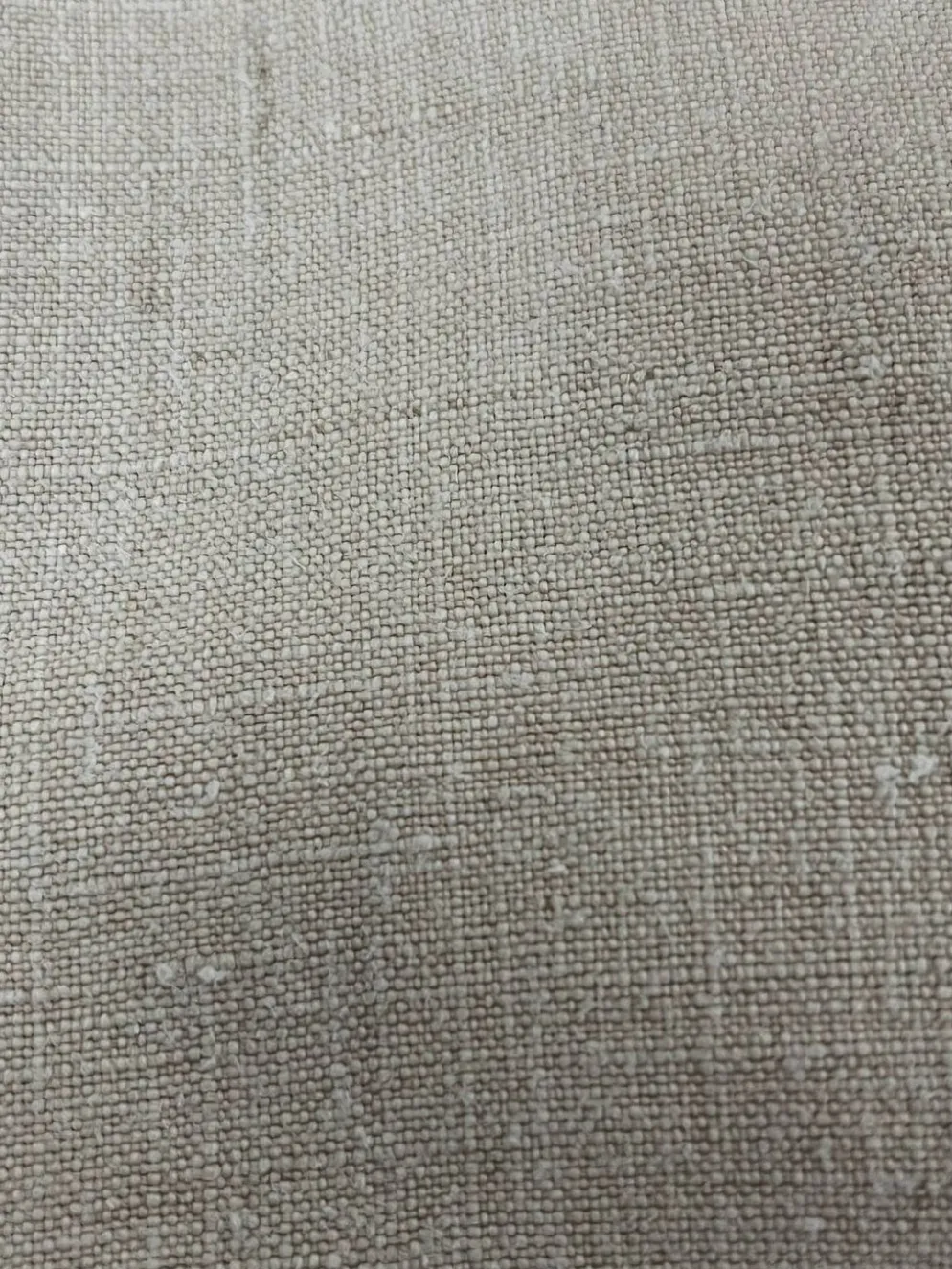 Drap en lin brodé avec monogramme MR