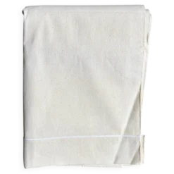 Drap en métis beige avec bourdon n°11 ☐ 220 x 310 cm
