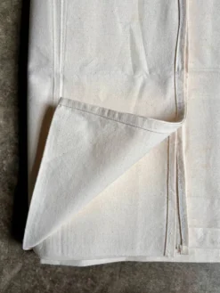 Drap en métis beige n°6 ☐ 180 x 320 cm