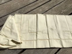 Drap 2 places neuf MB tournesols pastilles métis beige
