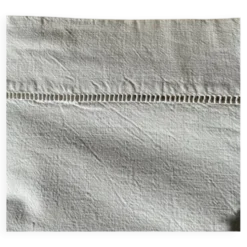 Drap plat + 3 taies d'oreiller métis