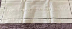 Drap plat + 3 taies d'oreiller métis