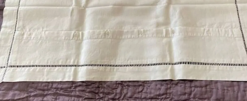 Drap plat + 3 taies d'oreiller métis