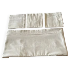 Drap plat + 3 taies d'oreiller métis