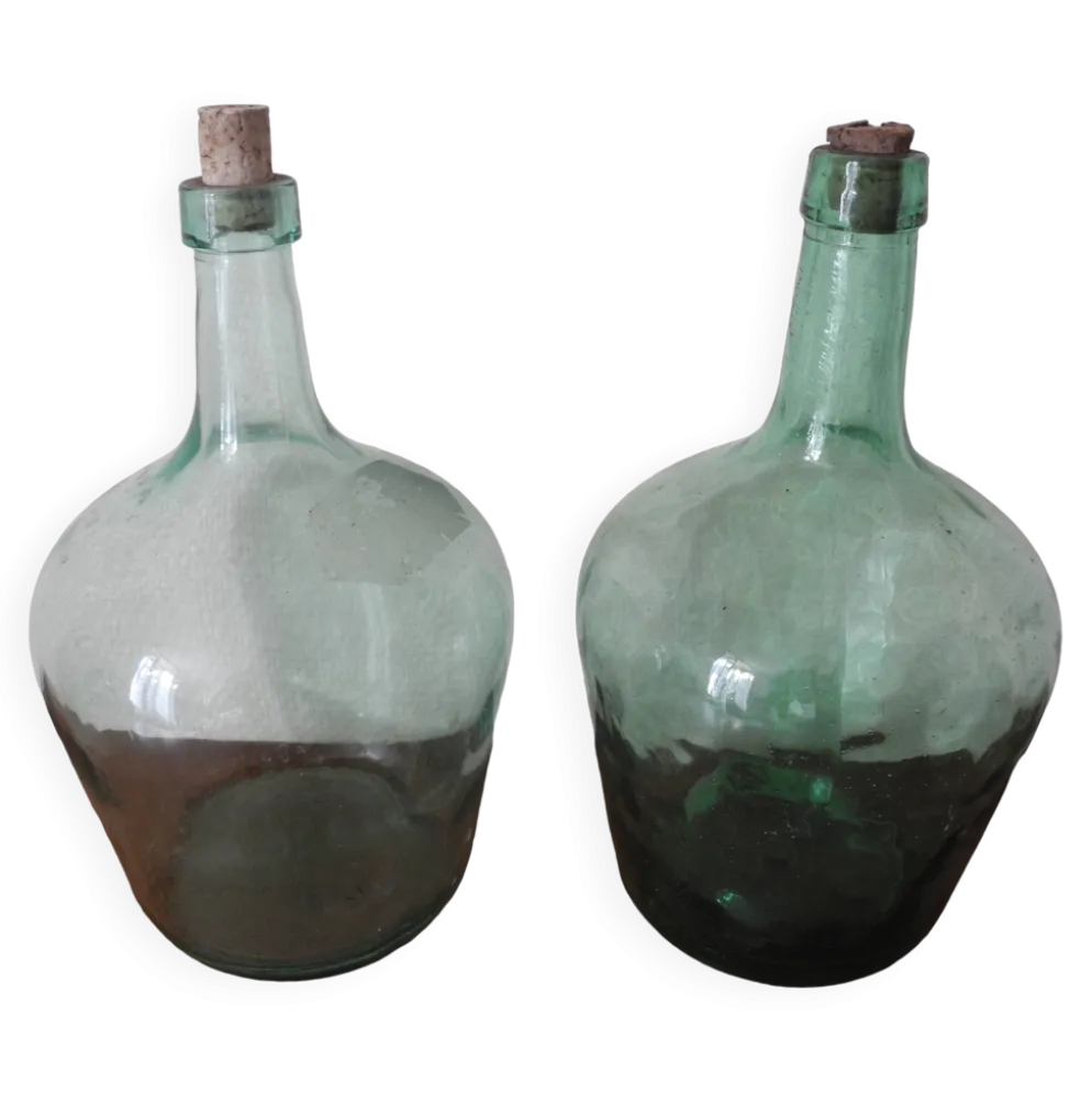 Duo dames-jeannes bouteilles 2l viresa