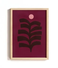 duo de collages contemporain d'inspiration matisse signée eawy