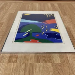 Duo de lithographies design scandinave "bent karl jakobsen".