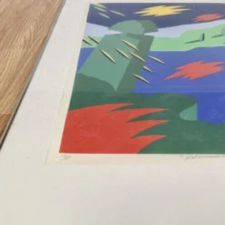 Duo de lithographies design scandinave 