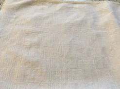 Duo de serviettes 57 x 63 damassé blanc