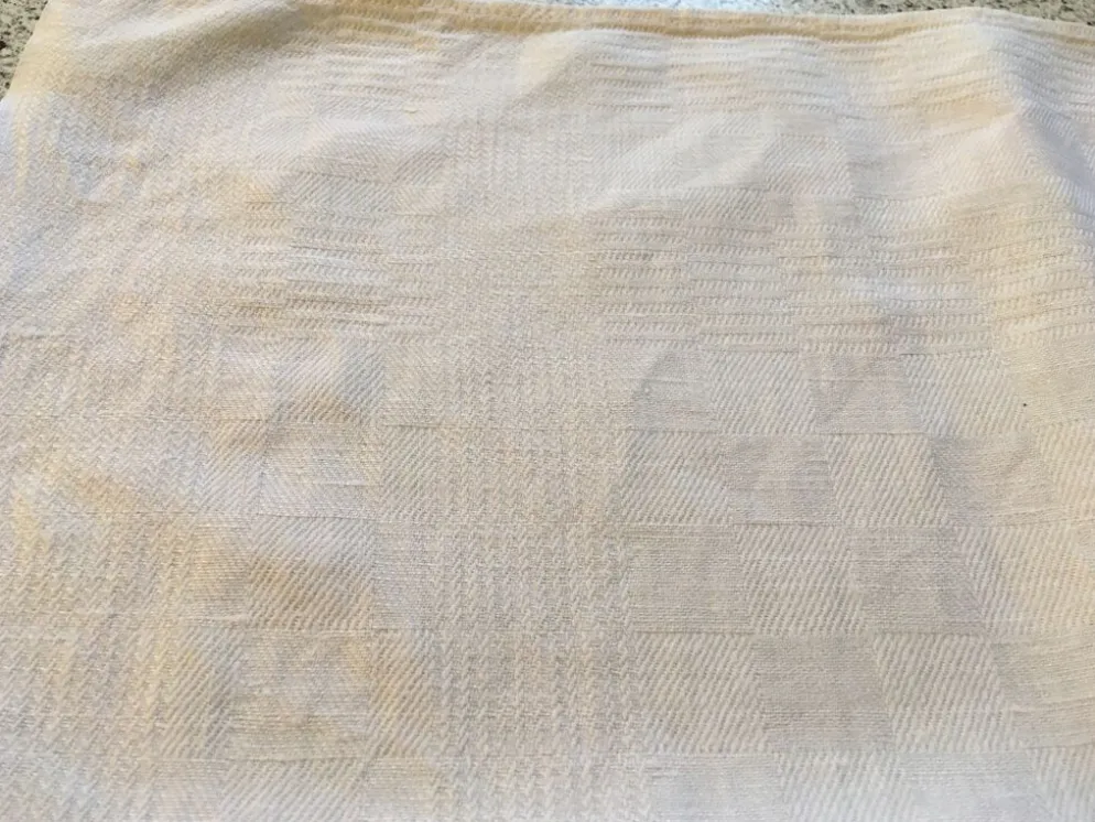 Duo de serviettes 57 x 63 damassé blanc