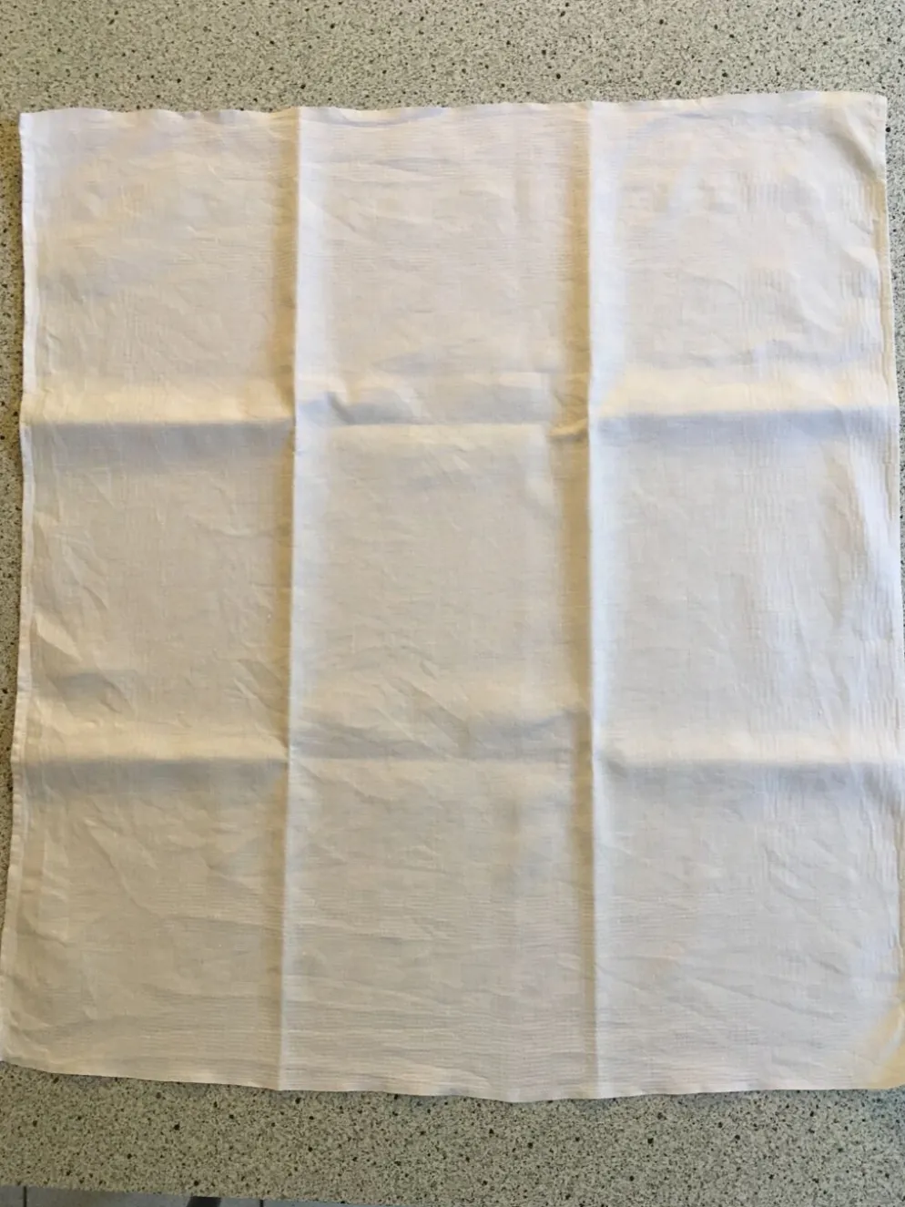 Duo de serviettes 57 x 63 damassé blanc