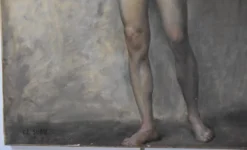 Edmond Suau (1871-1929) Une Académie, Huile Sur Toile Signée