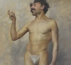 Edmond Suau (1871-1929) Une Académie, Huile Sur Toile Signée
