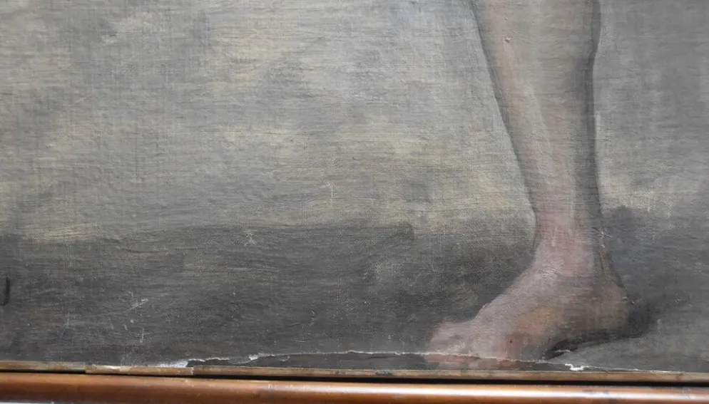 Edmond Suau (1871-1929) Une Académie, Huile Sur Toile Signée