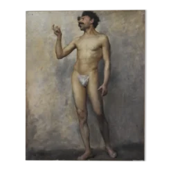 Edmond Suau (1871-1929) Une Académie, Huile Sur Toile Signée