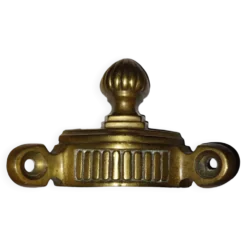48 Embouts de fixation triangulaire pour barre de tapis d'escalier. Bronze, 19ème