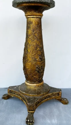 Empire de piédestal doré 1900 - milieu du 20e siècle