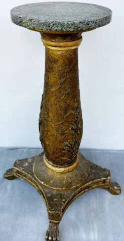 Empire de piédestal doré 1900 - milieu du 20e siècle