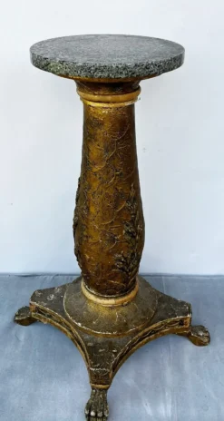 Empire de piédestal doré 1900 - milieu du 20e siècle