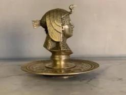 Encrier en bronze doré, égyptomanie