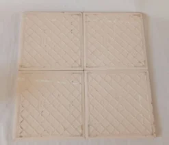 Ensemble de 4 carreaux portugais vintage 15x15 cm en majolique authentique peints à la main