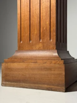 Ensemble de 2 colonnes en chêne massif