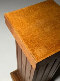 Ensemble de 2 colonnes en chêne massif