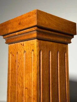 Ensemble de 2 colonnes en chêne massif