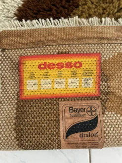 Ensemble de deux tapis Desso vintage