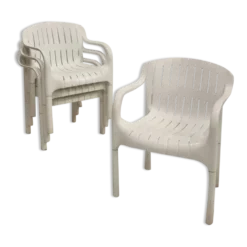 Ensemble de 4 fauteuils Dangari, Pierre Paulin