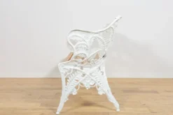 Ensemble de jardin de style victorien Coalbrookdale – Banc et deux fauteuils, Royaume-Uni, années 1950, ensemble de 3