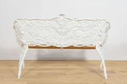 Ensemble de jardin de style victorien Coalbrookdale – Banc et deux fauteuils, Royaume-Uni, années 1950, ensemble de 3