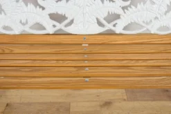 Ensemble de jardin de style victorien Coalbrookdale – Banc et deux fauteuils, Royaume-Uni, années 1950, ensemble de 3