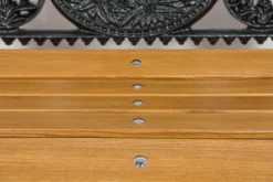 Ensemble de jardin en fonte victorien – Banc et deux fauteuils, Royaume-Uni, fin du 19e / début du 20e siècle