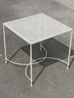 Ensemble de jardin Maison Jansen en fer forgé 1960