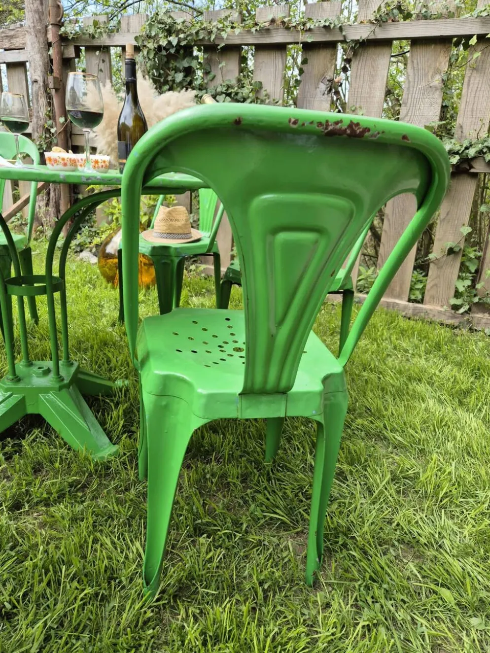 Ensemble de jardin table et chaises joseph Mathieu