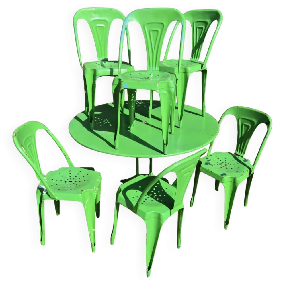 Ensemble de jardin table et chaises joseph Mathieu