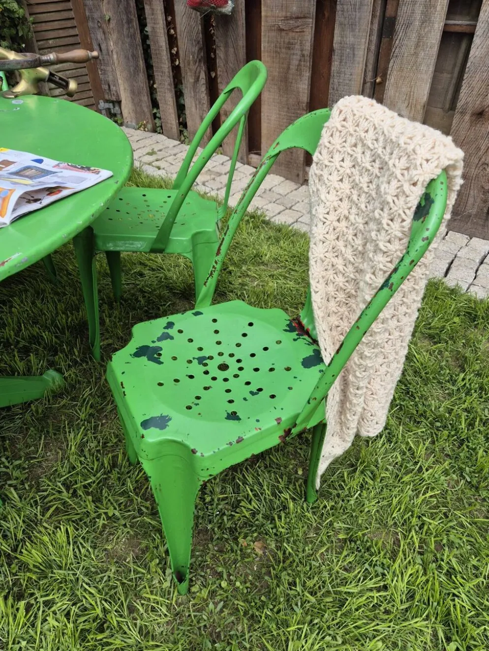 Ensemble de jardin table et chaises joseph Mathieu