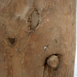 Ensemble de 2 pots en bois primitifs - fin du XIXe siècle