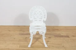 Ensemble de salle à manger de jardin en aluminium de style victorien, Royaume-Uni, années 1950