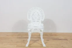 Ensemble de salle à manger de jardin en aluminium de style victorien, Royaume-Uni, années 1950