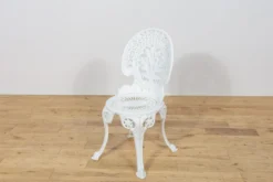 Ensemble de salle à manger de jardin en aluminium de style victorien, Royaume-Uni, années 1950