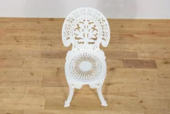 Ensemble de salle à manger de jardin en aluminium de style victorien, Royaume-Uni, années 1950