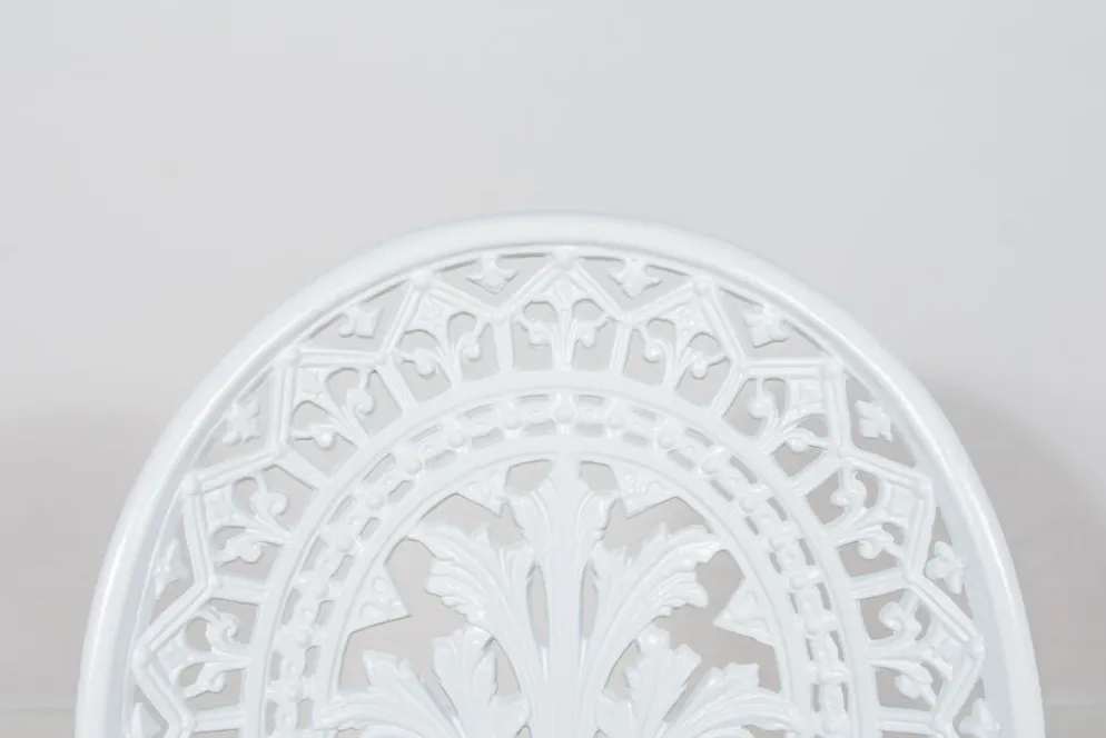 Ensemble de salle à manger de jardin en aluminium de style victorien, Royaume-Uni, années 1950