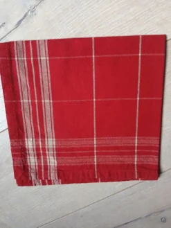 Ensemble de 9 serviettes de table vintage