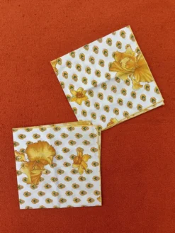 Ensemble de 2 Serviettes de table rétro
