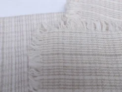 Ensemble de 4 serviettes vintage blanche écru