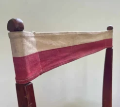 Ensemble de terrasse d'extérieur authentique français, 5 chaises et une table