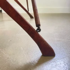 Ensemble de terrasse d'extérieur authentique français, 5 chaises et une table